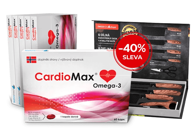 Balení CardioMax roční s vysokým obsahem Omega-3