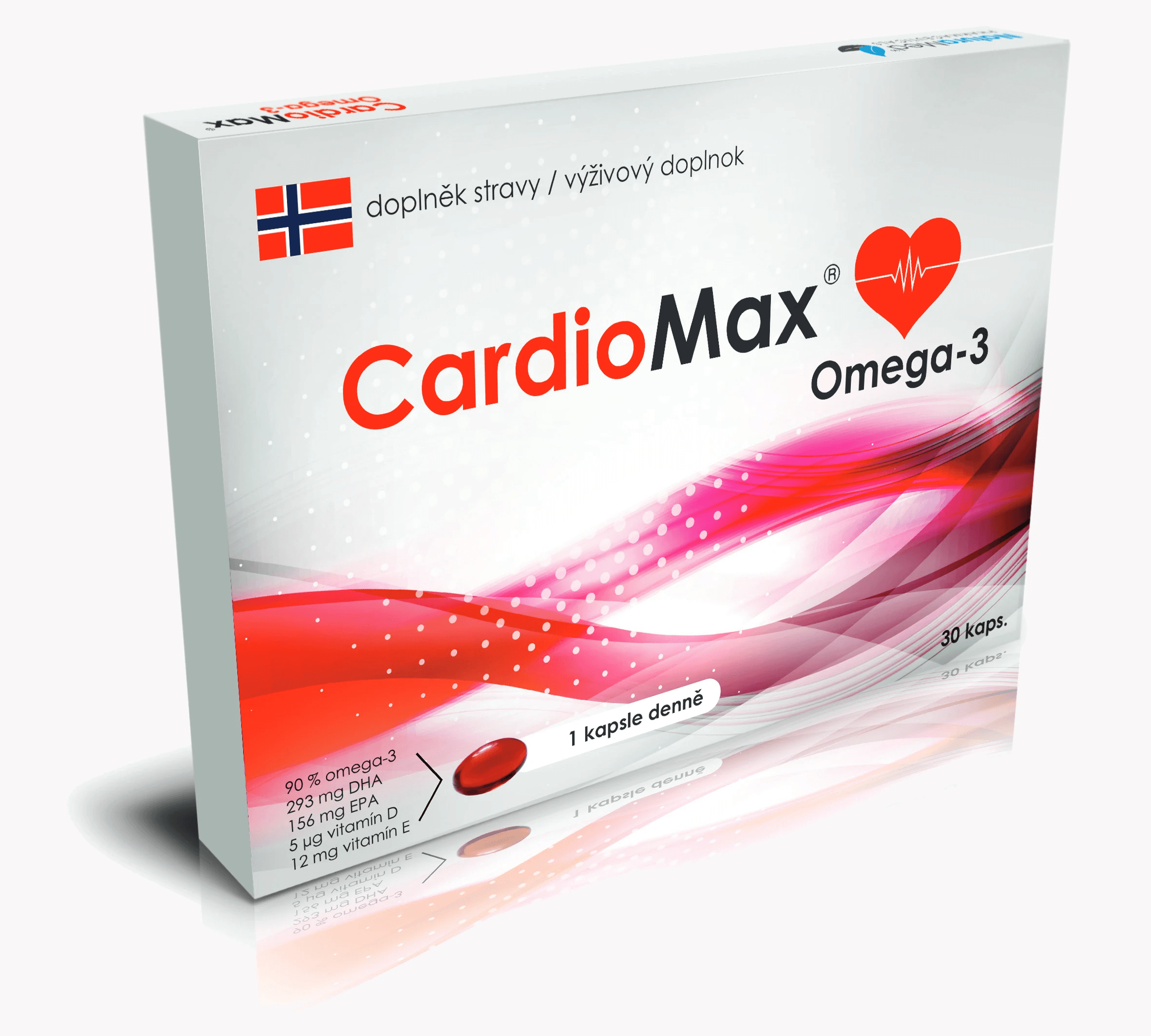 Balení CardioMax Atlas s vysokým obsahem Omega-3